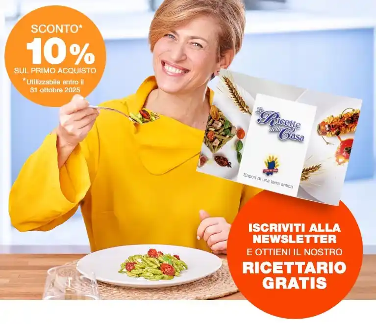 Iscriviti alla newsletter e scarica il ricettario